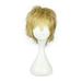 Unique Bargains Wigs for Women 12 Gold Tone Wigs with Wig Cap Straight Hair