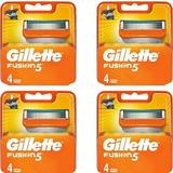 4 Packs of Gillette Fusion 5 4 Refill Razor Blade Cartridges