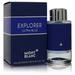 Montblanc Explorer Ultra Blue by Mont Blanc Eau De Parfum Spray 3.3 oz for Male