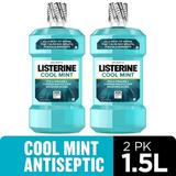 Listerine Cool Mint Antiseptic Mouthwash for Bad Breath 1.5 L 2 Pack