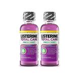 Listerine Total Care Fresh Mint Antiseptic Mouthwash Travel Size Ounces Pack of 2