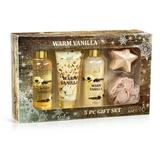 Freida & Joe Warm Vanilla Bath & Body Collection Spa Gift Box - Gift for Her