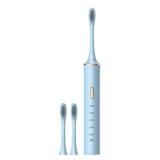 Wmkox8yii Electric Toothbrush Adult USB Waterproof Rechargeable Toothbrush Set With Two Brush Heads