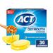 ACT Dry Mouth Throat Lozenges with Xylitol Sugar Free Cough Drops Honey-Lemon 36 Count