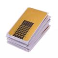 50pcs Rectangle Nail Form Set Nails Extension Sticker Art Professional Tool