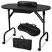 Renwick Folding Manicure Table Nail Beautician Desk Workstation Black