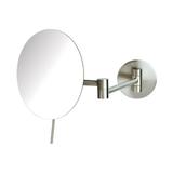 5X Wall Makeup Mirror Nickel