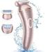 2 in 1 Electric Shaver for Women Wet Dry Lady Electric Razor Painless Cordless Hair Removal USB Recharge