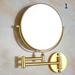 3X Magnification Wall Mount Makeup Vinity Mirror Double-Sided Swivel Extension Mirror