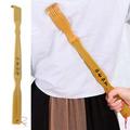 18 INCHES Handy Bamboo Massager Back Scratcher Wooden Body Stick Roller STOCK