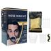 Suzicca Nose Hair Removal Wax Kit Wax Beans Applicators Sticks Mustache Stickers Measuring Cup Paper Cups for Removing Nose Eyebrow Hair