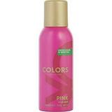 Colors De Benetton Pink By Benetton Deodorant Spray 5 Oz For Women