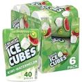 Ice Breakers Ice Cubes Kiwi Watermelon Flavored Sugar Free Chewing Gum Made With Xylitol 40 Piece Container (6 Ct)