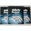 Gillette Sensor Excel Refill Blade Cartridges 10 Ct. (Pack of 3) 30 Total Refills