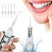 Genkent Cordless Water Dental Flosser Portable Dental Oral Irrigator for Teeth with 5 Jet Tips 3 Modes USB Charged Waterproof for Home Travel