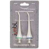 Replacement Tips for ?Jumbl Rechargeable Oral Irrigator & Water Flosser? ? Twin Pack