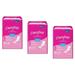 CAREFREE Acti-Fresh Body Shape Regular To Go Pantiliners Unscented 54 ea (Pack of 3)