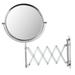 8 Portable Stainless Steel Swivel Bathroom Makeup Magnifying Wall Mounted Comestic 012