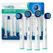 Compatible Oral-B Electric Toothbrush Sensitive Replacement Head Generic - 8-Pack | Gentle-Action Tooth Brush Heads with Dupont Bristles | Sensitive Gums & Teeth & Gentle Whitening Action | Braun