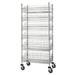 24 Deep x 36 Wide x 60 High 6 Tier Mobile Deep Basket Unit