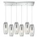 Elk Lighting Menlow Park 60054 Linear 6 Light Pendant