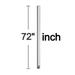 DR-72-187-Savoy House-Accessory-Ceiling Fan Downrod-72 Inch Down Rod Length-Brushed Pewter Finish