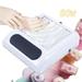 SHZICMY Nail Dust Collector for Nails Vacuum Machine 80W Power Suction Nail Dust Cleaner for Acrylic Polygel Nails Electric Nails Filter for Manicure When Using the Nail Drill Nail File