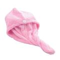Ochine Hair Towel Wrap Quick Dry Velet Hair Turban for Women Super Absorbent Hands Free Bath Hair Cap with Button Shower Hair Towel for Home Salon Hair Drying Hat for All Hairs