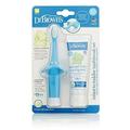 Dr. Brown s Infant-to-Toddler Toothbrush Set 1.4 Ounce Blue