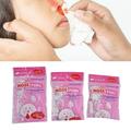 FAGINEY 3 Bags Nose Cotton Pads Different Sizes Quickly Stop Bleeding Rolled Cotton Ball for Nosebleed Rolled Cotton Balls Nosebleed Plugs