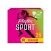 Playtex Sport Regular Plastic Applicator Unscented Tampons 36 Ct 360 Degree Sport Level Protection