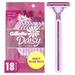 Daisy Gillette Disposable Razors for Women 2-Bladed 18 Count Pink