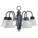 Quorum Lighting - Five Light Chandelier - 5 Light Nook Pendant in Traditional