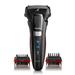 Panasonic Hybrid Wet Dry Shaver Trimmer & Detailer for Men with Two Trim Attachments - ES-LL41-K