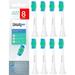 Brushmo HX6013/HX6015 Replacement Toothbrush Heads Compatible with Phillips Sonicare Electric Toothbrush 8 Pack