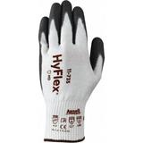 Ansell Size 2XL (11) ANSI Cut Lvl 4 Abrasion Lvl 6 Polyurethane Coated Cut Resistant Gloves 10.51 Long Palm & Fingertips Coated Intercept Technology Yarn Lining Knit Wrist White/Gray Paired