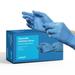 JussStuff Synthetic Nitrile & Vinyl Blend Latex Free Powder Free Gloves Multifunction Kitchen Gloves All-Purpose - Blue - 2 Boxes of 100 Gloves (200 Total) - XL