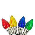 Brilliant 50L Led Multi C9 Cap (W/Lamp Holder) Cool White Bulb Green Cord Clear