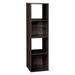 Closetmaid Decorative Stackable 4-Cube Cubeicals Organizer Storage Espresso