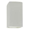 Justice Design Group Cer-0955W Ambiance 14 Tall Rectangular Open Top Outdoor Wall Sconce