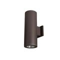 Wac Lighting Ds-Wd05-Fc Tube Architectural 2 Light 13 Tall Led Outdoor Wall Sconce -