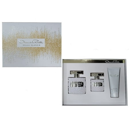 Bella Blanca by Oscar De La Renta 3 Piece Gift Set for Women
