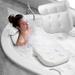 Clearance Mesh Spa Bath Pillow Home Massage Relax Neck & Back Support For Bathtub Tub