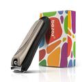 BEZOX Nail Clipper with Catcher Anti Splash Fingernail Clippers & Toenail Clipper For Men & Women No Mess Nail Cutter Trimmer - Grey