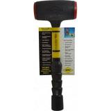 NUPLA 48 oz Head 2-3/16 Face Diam Urethane Dead Blow Hammer 14-5/16 OAL Fiberglass Handle