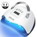 SchSin 180W LED UV Nail Lamps Quick-drying Curing Lamp 4 Time Presets Nail Dryer Gel Nail Polish White