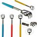 Walbest 1 Pc Stainless Steel Bear Claw Telescopic Back Scratcher Helper Extendable Gift