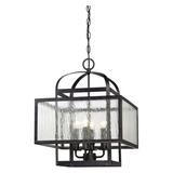 Minka Lavery 4875-283 4 Light 1 Tier Chandelier From The Camden Square Collection - Grey