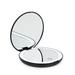 LUNA London Magnifying Compact Makeup Mirror with Lights in Matte Black