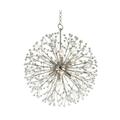 Hudson Valley Lighting 6020 Dunkirk 8 Light 20 Wide Crystal Globe Chandelier - Nickel